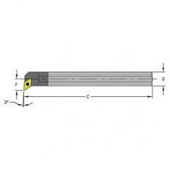 E12Q SDUCR3 Solid Carbide Boring Bar w/Coolant - Eagle Tool & Supply