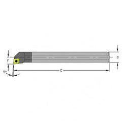 C08R SCLPR3 Solid Carbide Boring Bar - Eagle Tool & Supply