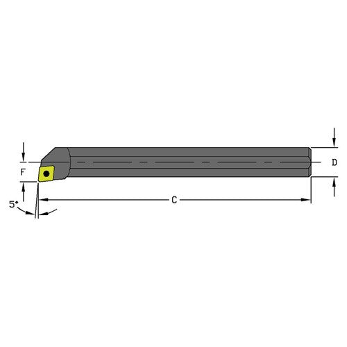 S08M SCLCL2 Steel Boring Bar - Eagle Tool & Supply