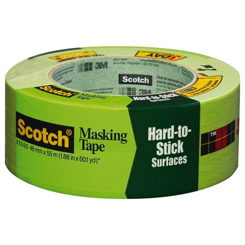 ‎Scotch Rough Surface Painter's Tape 2060-48MP 1.88″ × 60 yd (48mm × 55 m) - Eagle Tool & Supply