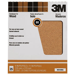 3M Garnet Sanding Sheets 88595NA 9″ × 11″ 150 grit - Eagle Tool & Supply