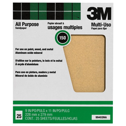 ‎9 in × 11 in 3M™ Pro-Pak™ Paint & Rust 99404NA - 100 Grit Alt Mfg # 99404 - Eagle Tool & Supply
