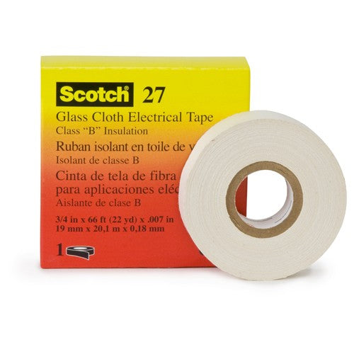 3M Glass Cloth Electrical Tape 27 1/2″ × 66 ft - Eagle Tool & Supply