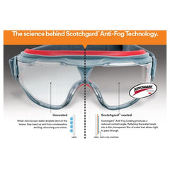3M GoggleGear 500 Series GG501SGAF Clear Scotchgard Anti-fog lens - Eagle Tool & Supply