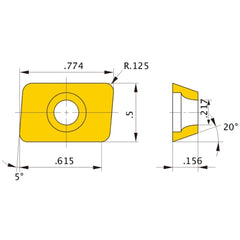AEMW19T3125ER UTI20T INSERT