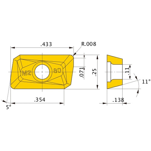 APMT1135PDER-M0 F7030 INSERT
