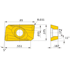 APMT1604PDER-H2 HTI10 INSERT