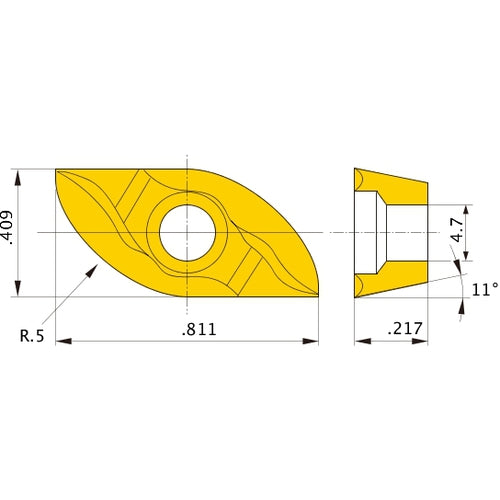 SRM216E-M MP6120 MILLING INSERT