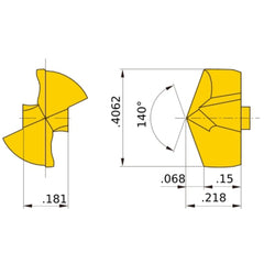 STAWN0026TH VP15TF DRILLING INSERT