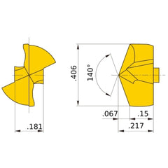 STAWN1030TH VP15TF DRILLING INSERT