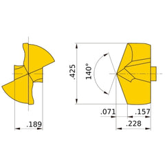 STAWN1080TH VP15TF DRILLING INSERT