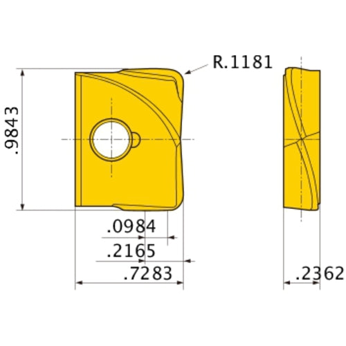 SUFT25R30 MP8010 MILLING INSERT