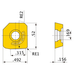 WOEW12T308PEER8C HTI05T INSERT