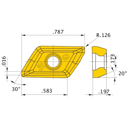 XDGT1550PDER-G32 VP15TF INSERT
