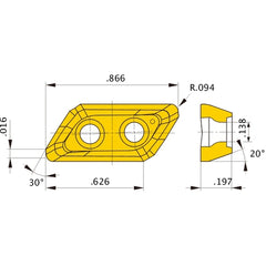 XDGX175024PDFR-GM TF15 INSERT
