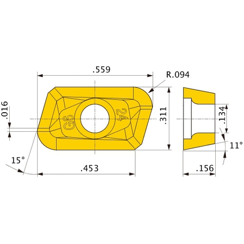 XPGT13T3PDER-G6 VP15TF INSERT