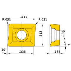 ZCMX083508ERA UTI20T INSERT