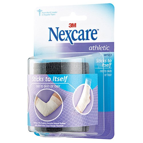 Nexcare Athletic Wrap CR-3BK 3″ × 80″ (76 2 mm × 2 03 m) Unstretched - Eagle Tool & Supply