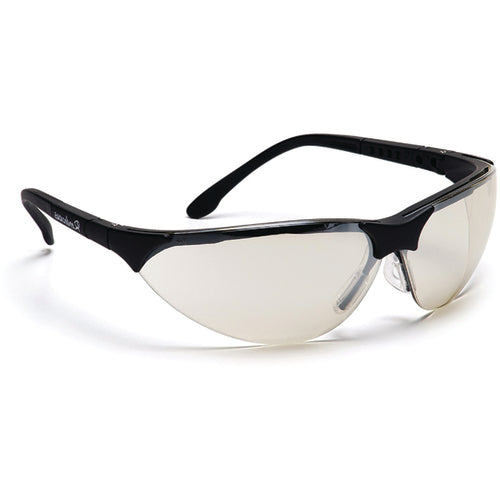 Safety Glasses - Mirror Lens, Black Frame Rendezvous Style - Eagle Tool & Supply