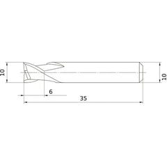 MS2ESD1000L35S10 CARBIDE ENDMILL