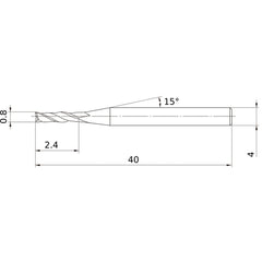 MS2JSD0080 CARBIDE ENDMILL