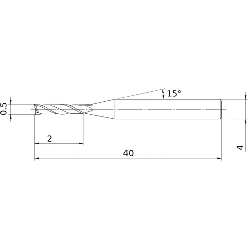 MS2LSD0050 ENDMILL