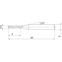 MS2LSD0050 ENDMILL