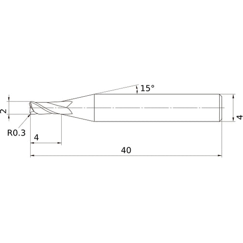 MS2MRBD0200R030 CARBIDE ENDMILL