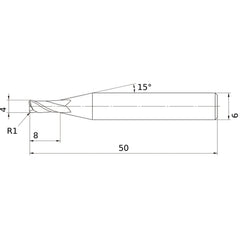 MS2MRBD0400R100 CARBIDE ENDMILL