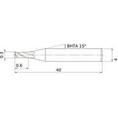 MS2MSD0030 CARBIDE ENDMILL