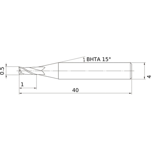 MS2MD0050 .5MM 2FL EM