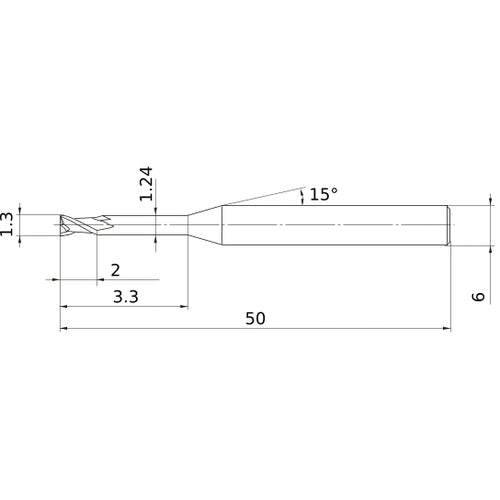 MS2XL6D0130N033 CARBIDE ENDMILL