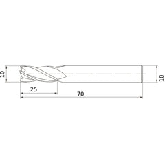 MS4MCD1000 CARBIDE ENDMILL