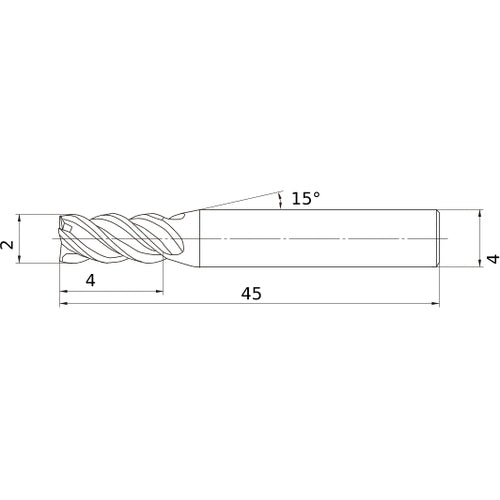 MSMHDD0200 ENDMILL