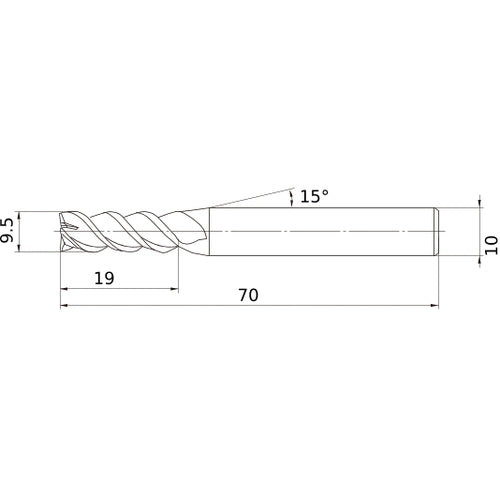 MSMHZDD0950 CARBIDE ENDMILL