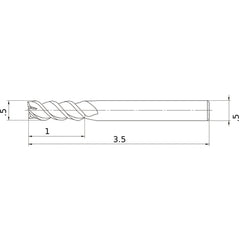 MSMHZDD1/2 CARBIDE ENDMILL