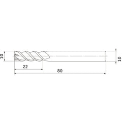 MSMHZDD1000 CARBIDE ENDMILL
