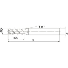 MSMHZDD13/32 CARBIDE ENDMILL