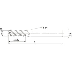 MSMHZDD7/32 CARBIDE ENDMILL