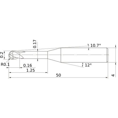 VF2XLBR0010N013S04 SOLID CARB EM