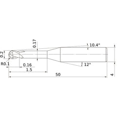VF2XLBR0010N015S04 SOLID CARB EM