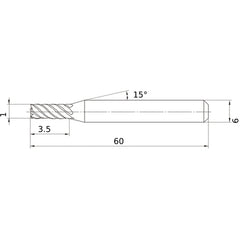 VFMDD0100 SOLID CARBIDE EM