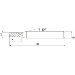 VFMDD0150 SOLID CARBIDE EM