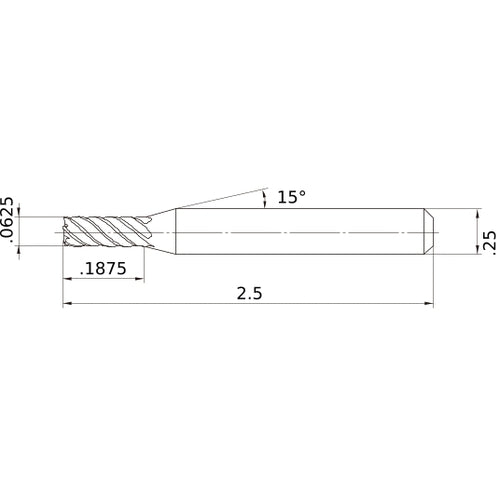 VFMDD1/16 CARBIDE ENDMILL