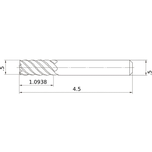 VFMDD1/2 CARBIDE ENDMILL