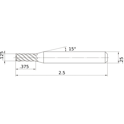 VFMDD1/8 CARBIDE ENDMILL