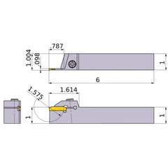 GYQLUS16D00-E20 TURNING HOLDER