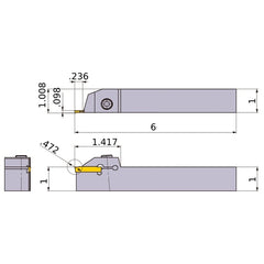 GYQRUS16D00-E06 TURNING HOLDER