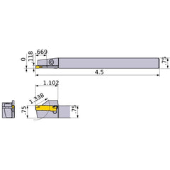 GYSLUS12B00-F17 TURNING HOLDER