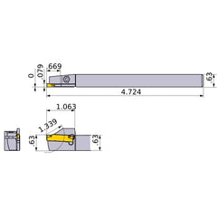 GYSR1616JX00-D17 TURNING HOLDER